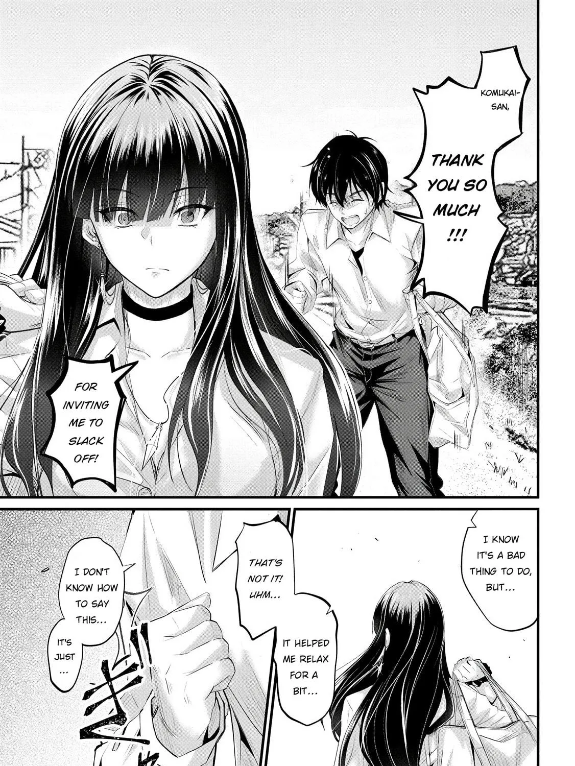 Mr. Komukai, who is good at slacking off, won