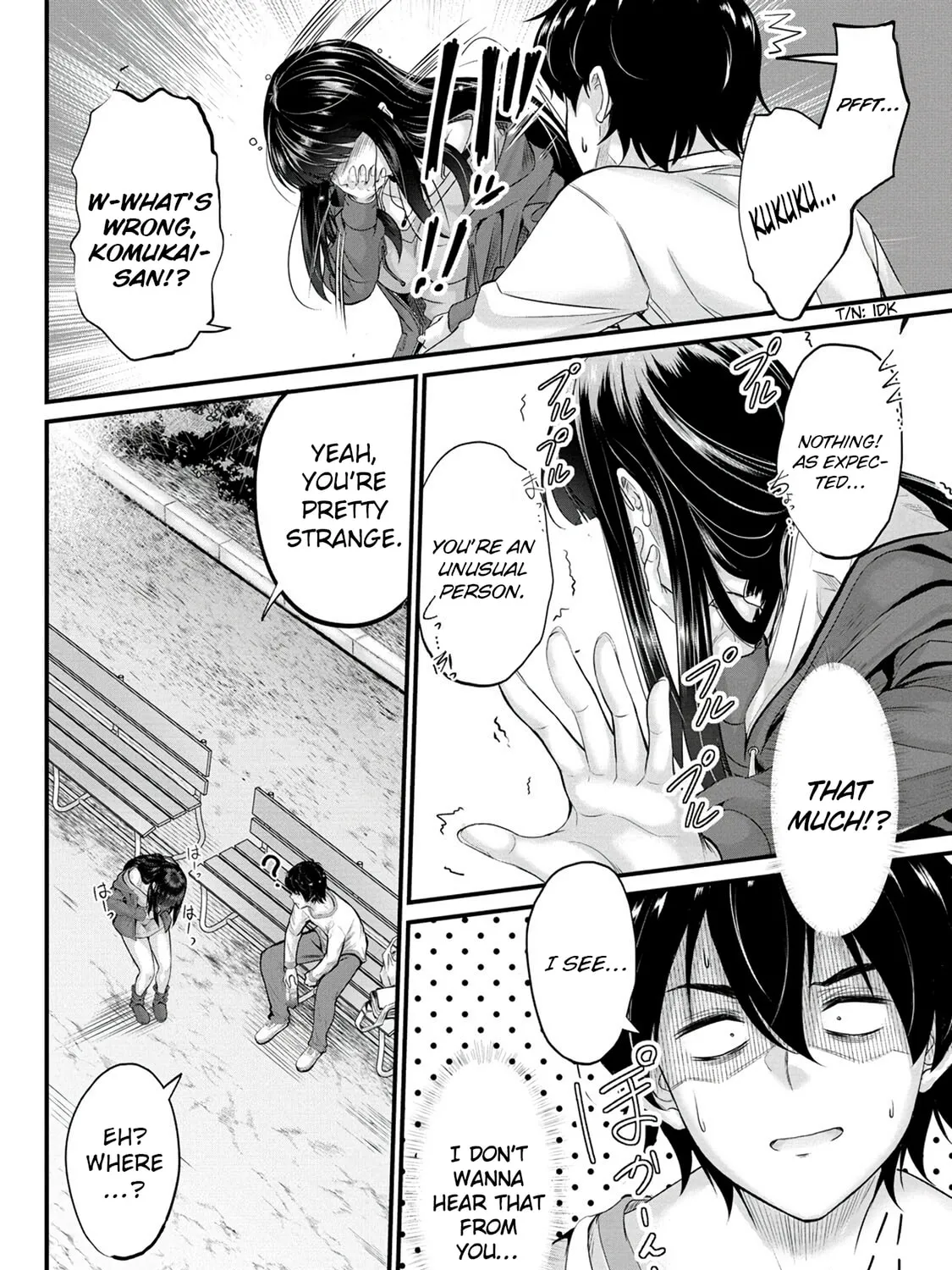 Mr. Komukai, who is good at slacking off, won