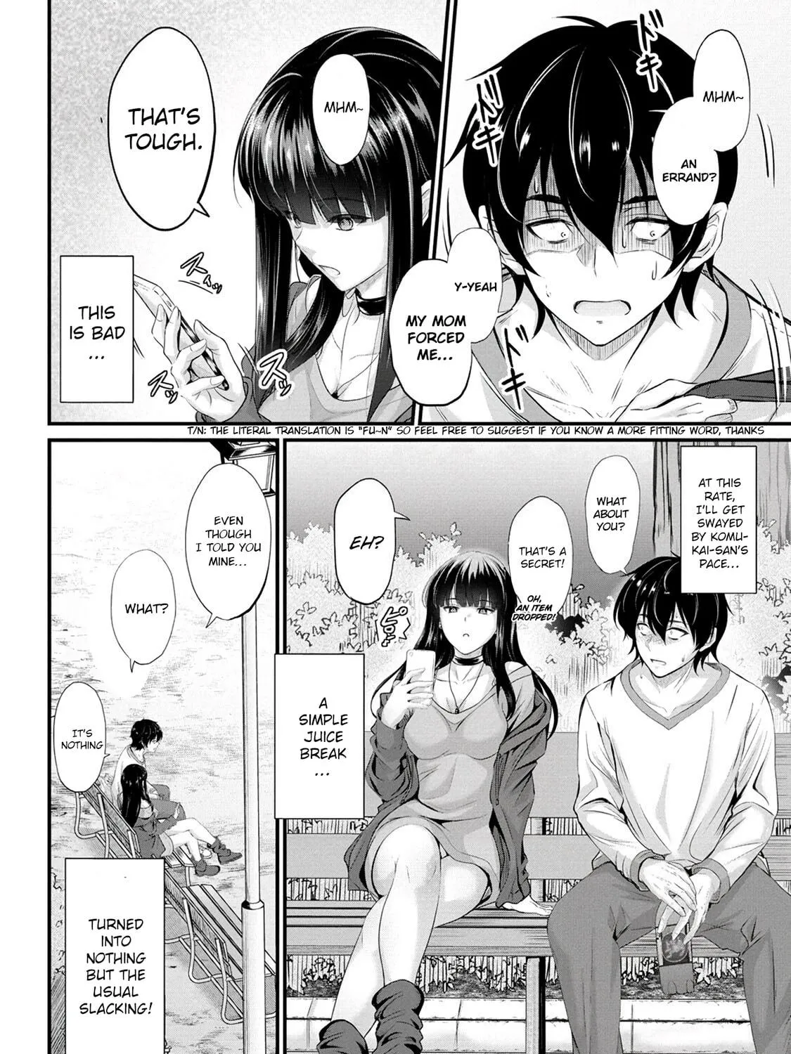 Mr. Komukai, who is good at slacking off, won