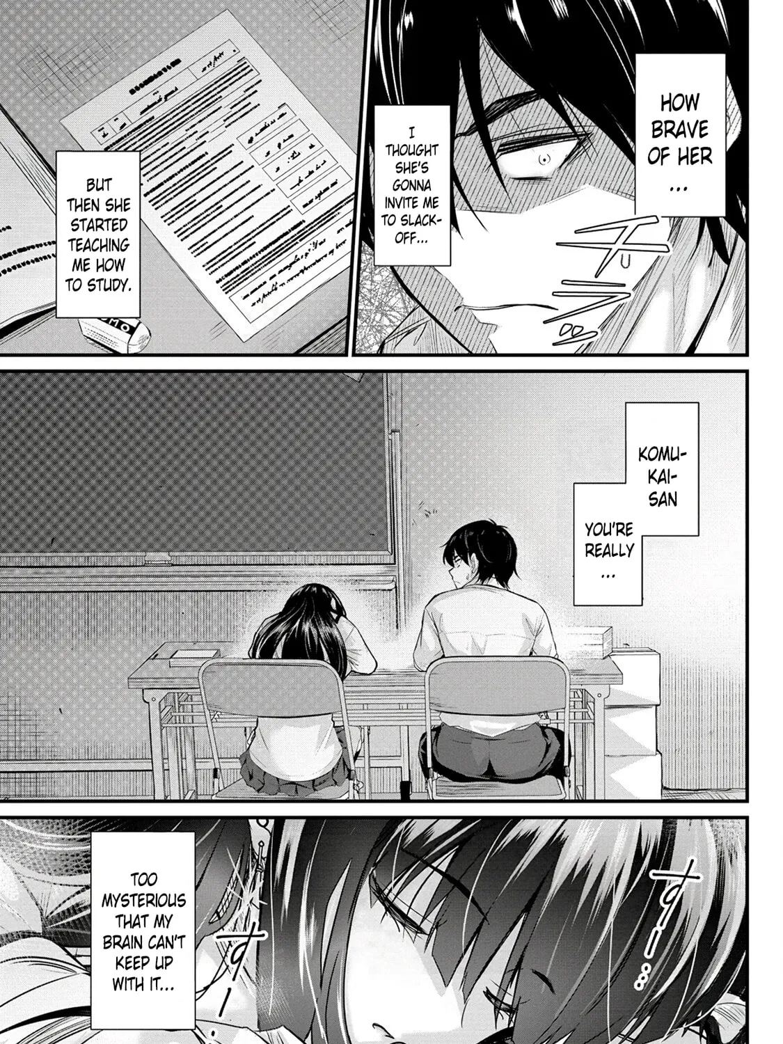 Mr. Komukai, who is good at slacking off, won