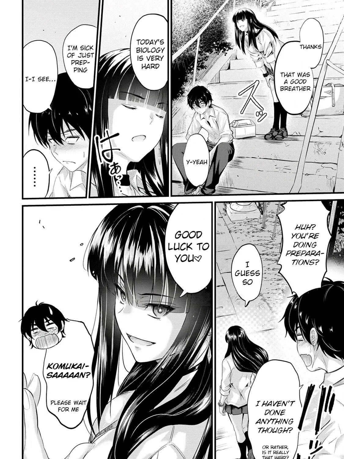Mr. Komukai, who is good at slacking off, won