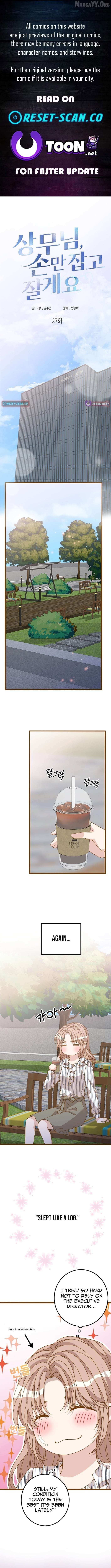 Mr. Manager, I’ll Just Hold Your Hand and Sleep Chapter 27 page 1 - 