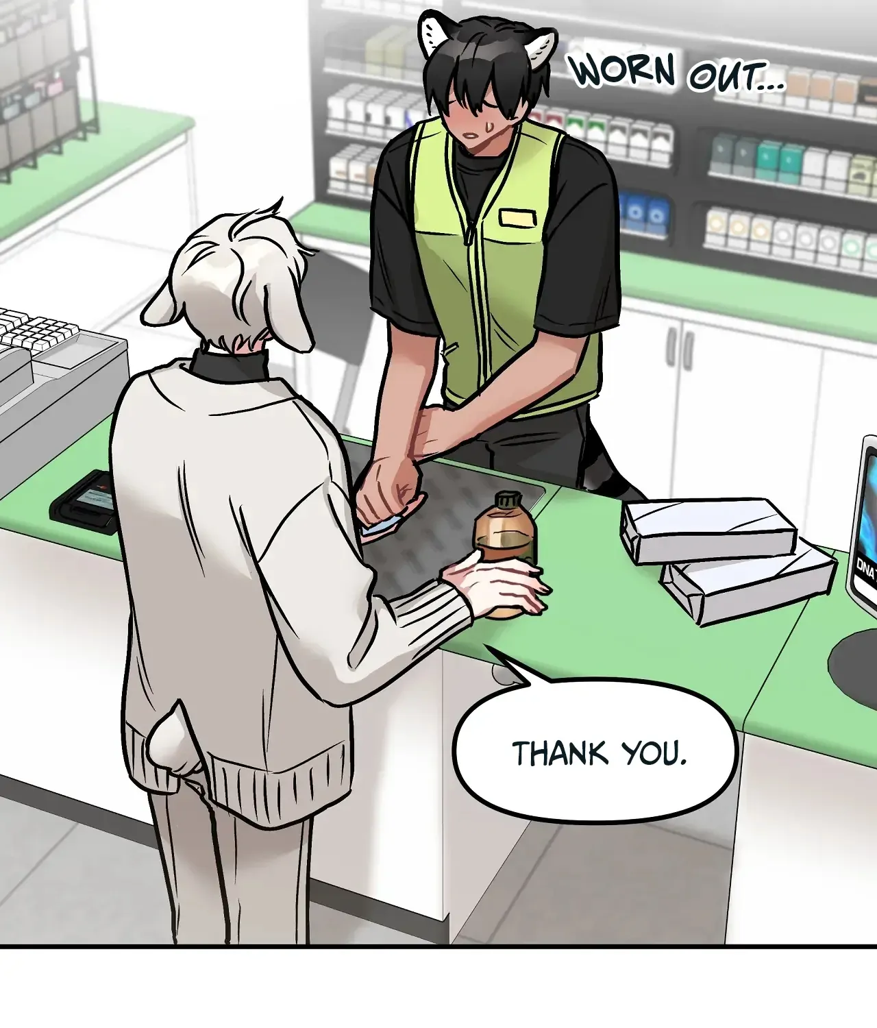 Mr. Tiger, Thank you for the meal Chapter 1 page 74 - 