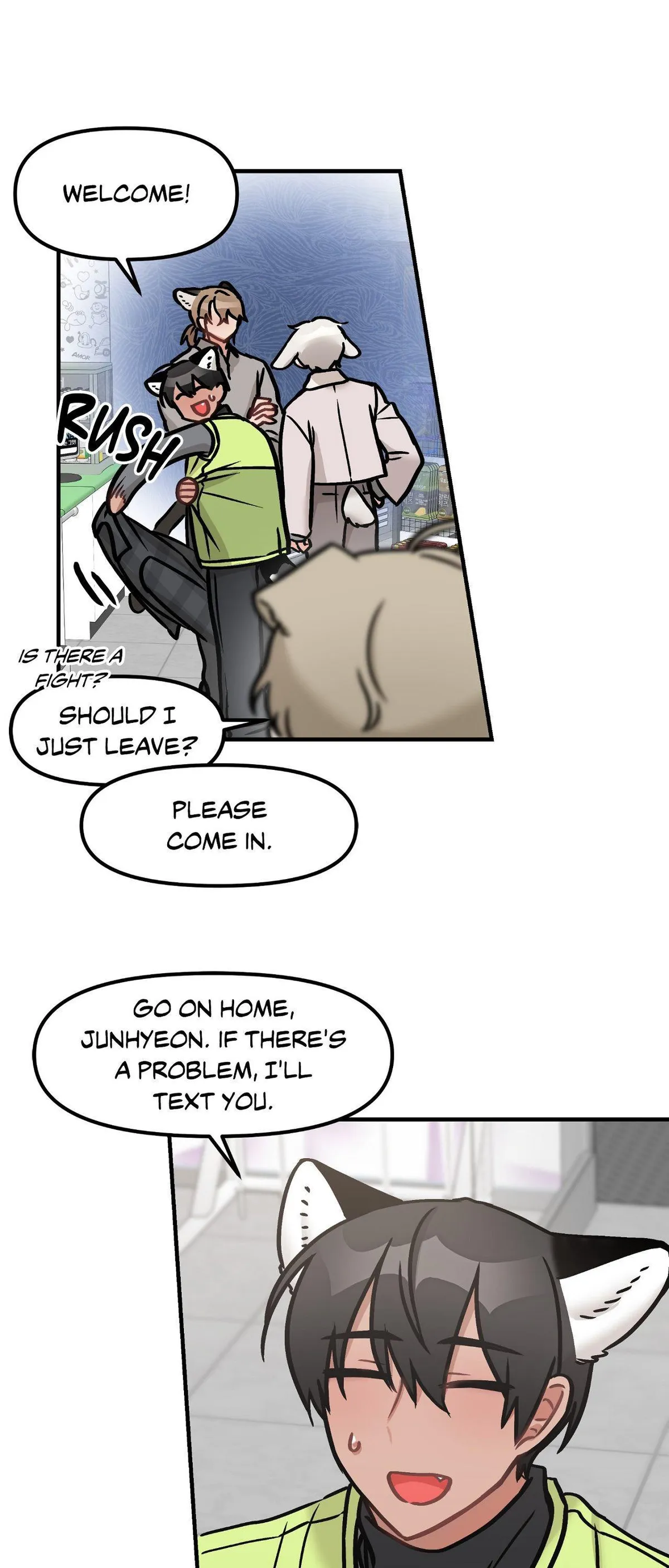 Mr. Tiger, Thank you for the meal Chapter 21 page 18 - 