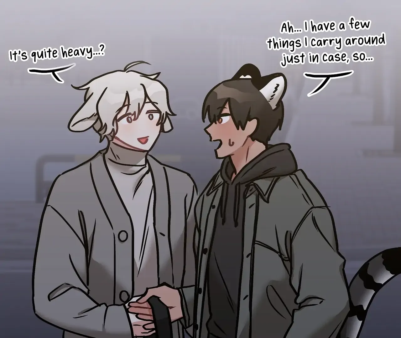 Mr. Tiger, Thank you for the meal Chapter 7 page 119 - 