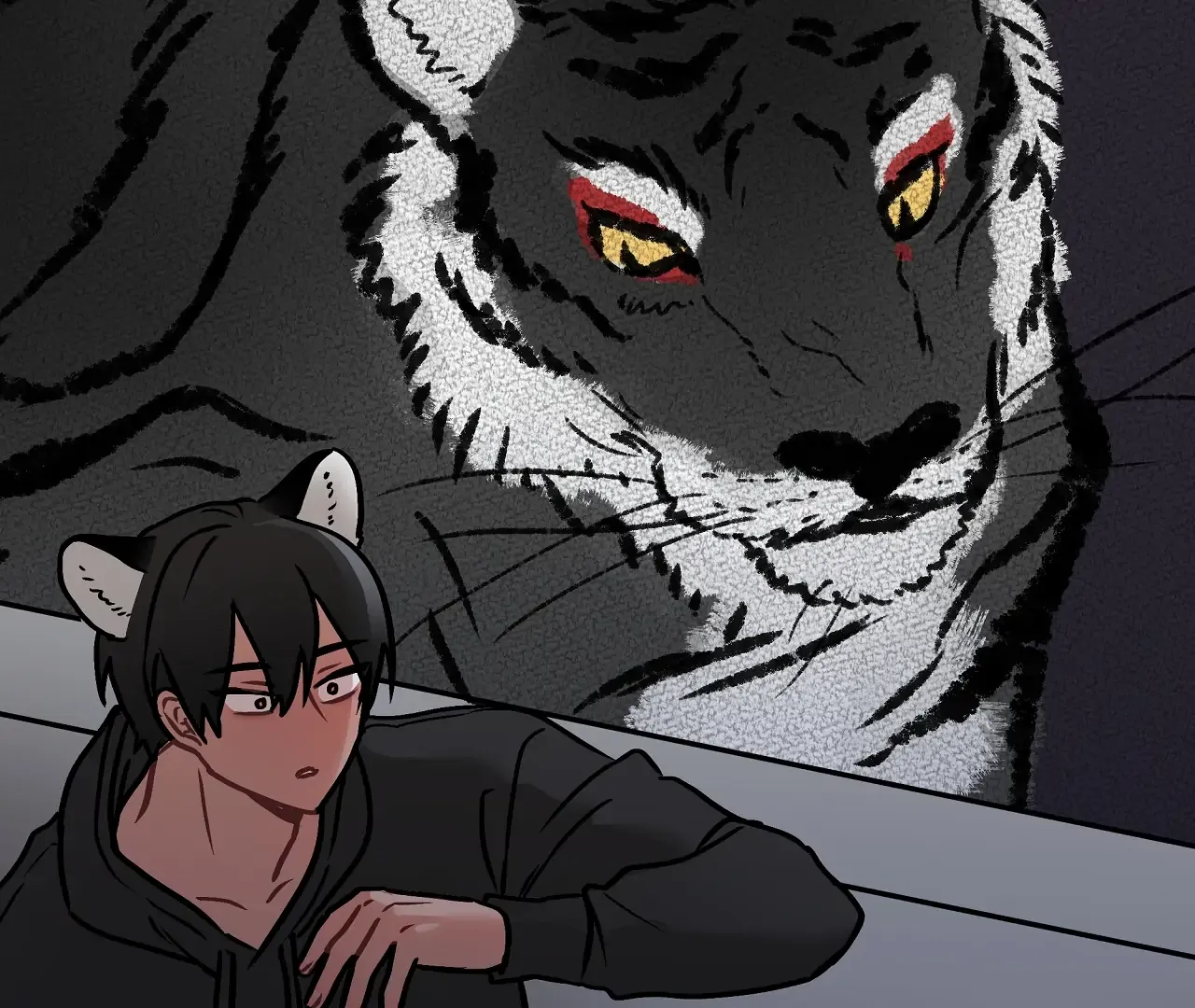 Mr. Tiger, Thank you for the meal Chapter 7 page 71 - 
