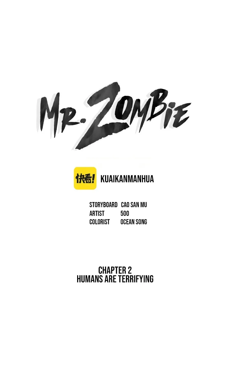 Mr. Zombie Chapter 2 page 2 - 