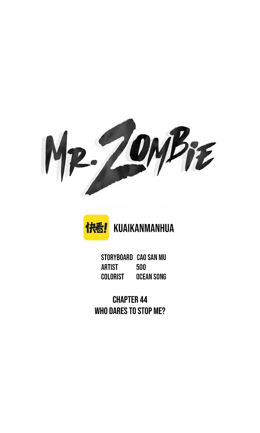 Mr. Zombie Chapter 44 page 2 - 