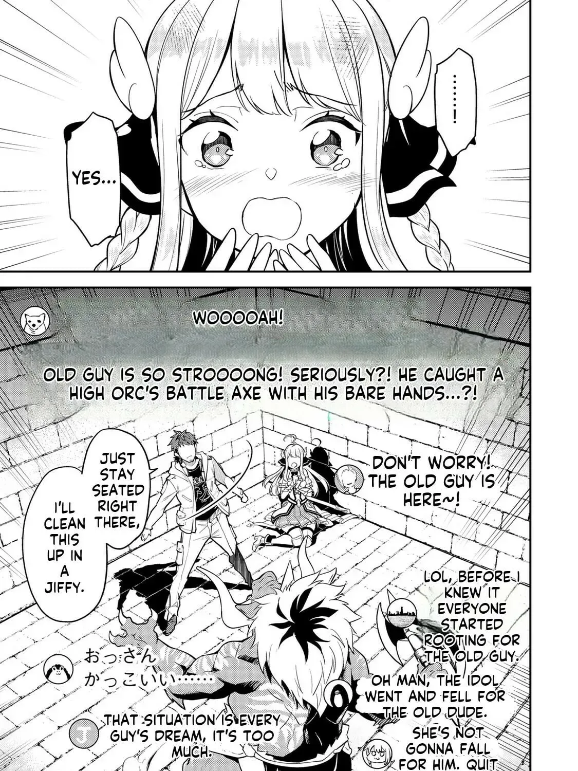 Mukashi Totta Kinezuka de... to Iinagara Musou suru Teishokuya no Ossan, Jitsu wa Densetsu no Dungeon Kouryakusha Chapter 1 page 115 - 