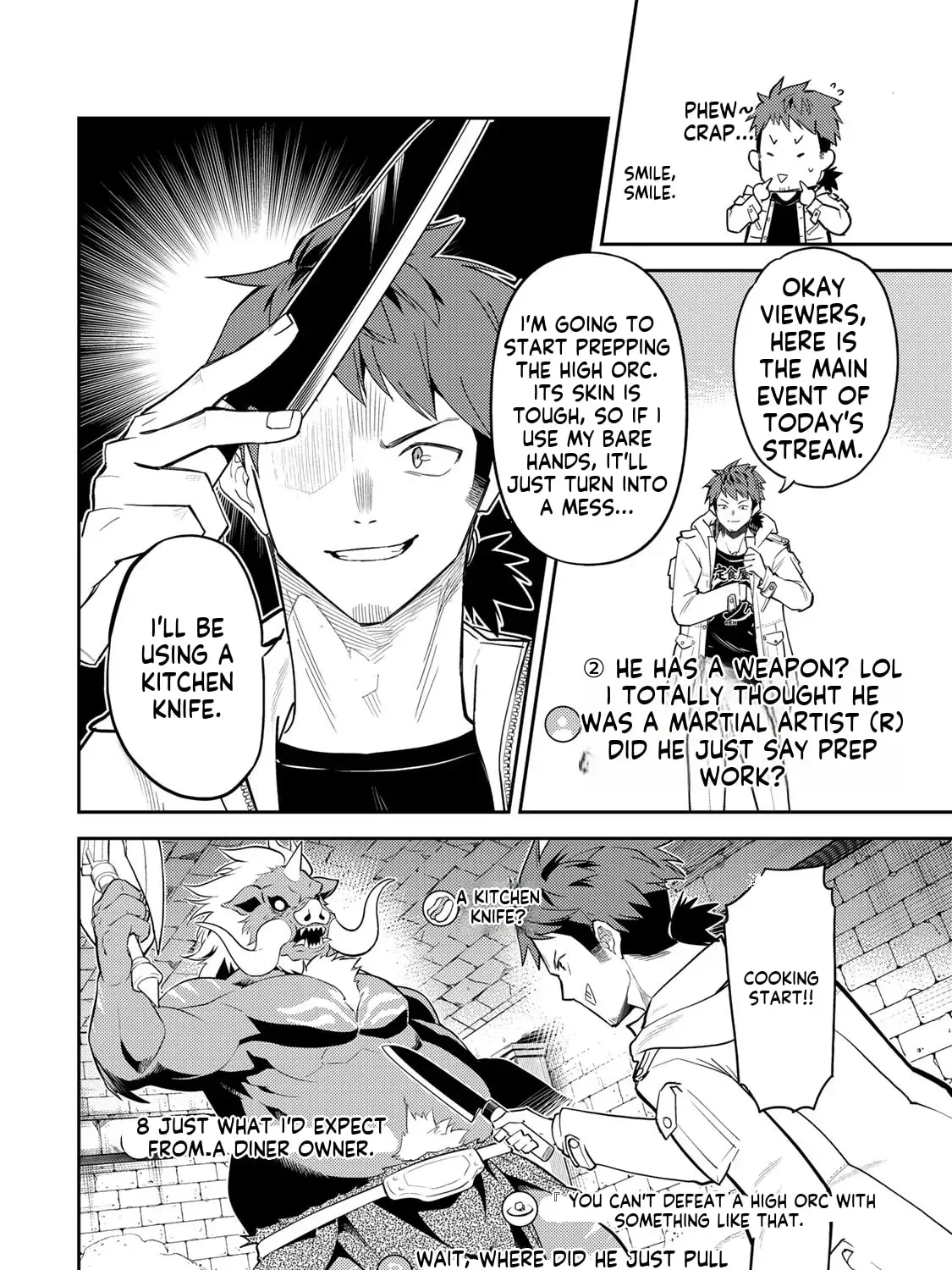 Mukashi Totta Kinezuka de... to Iinagara Musou suru Teishokuya no Ossan, Jitsu wa Densetsu no Dungeon Kouryakusha Chapter 1 page 117 - 