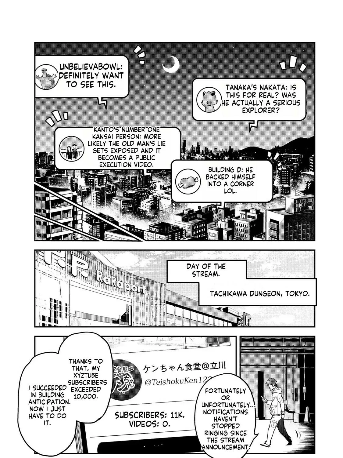 Mukashi Totta Kinezuka de... to Iinagara Musou suru Teishokuya no Ossan, Jitsu wa Densetsu no Dungeon Kouryakusha Chapter 1 page 55 - 