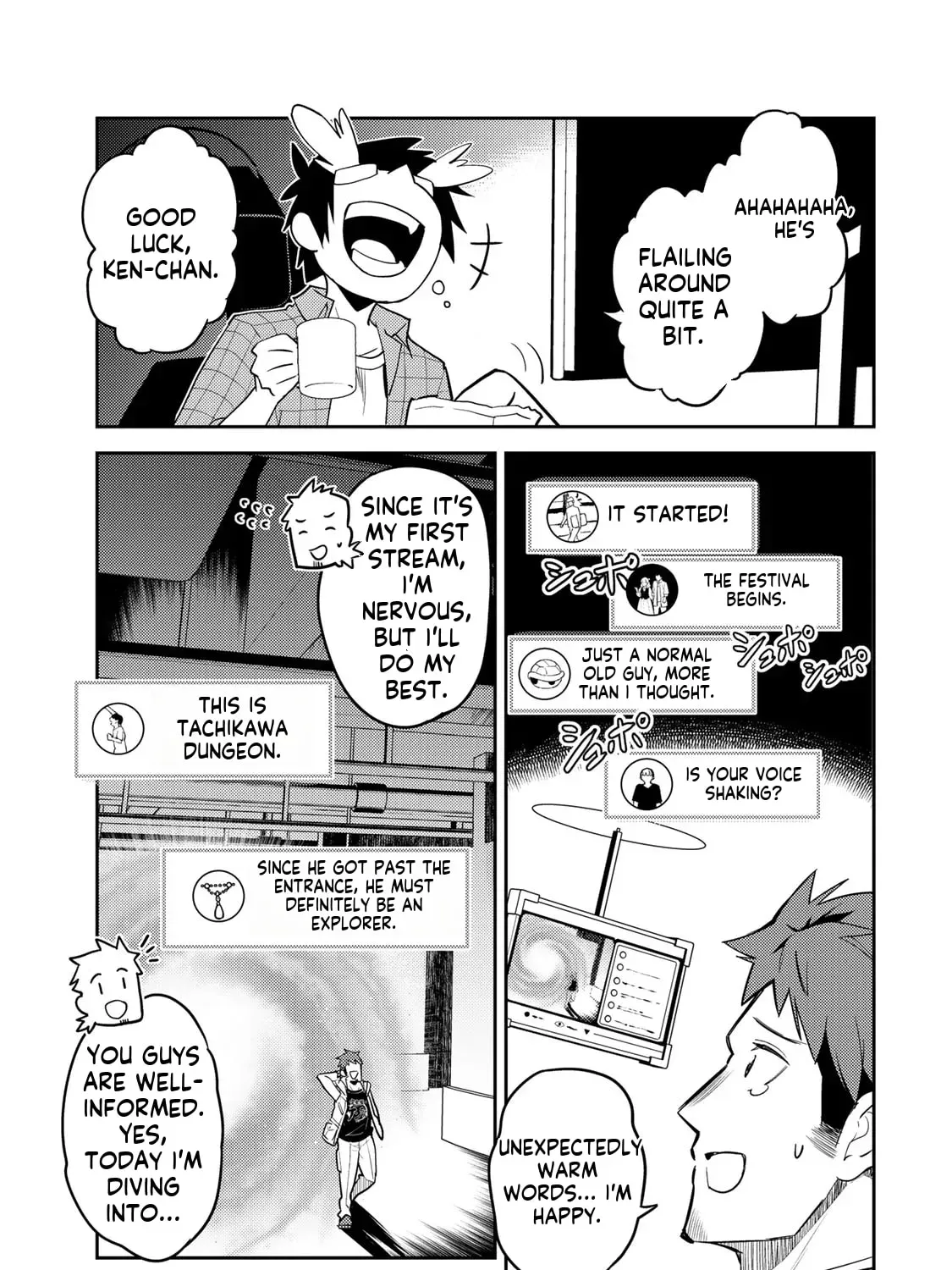 Mukashi Totta Kinezuka de... to Iinagara Musou suru Teishokuya no Ossan, Jitsu wa Densetsu no Dungeon Kouryakusha Chapter 1 page 63 - 