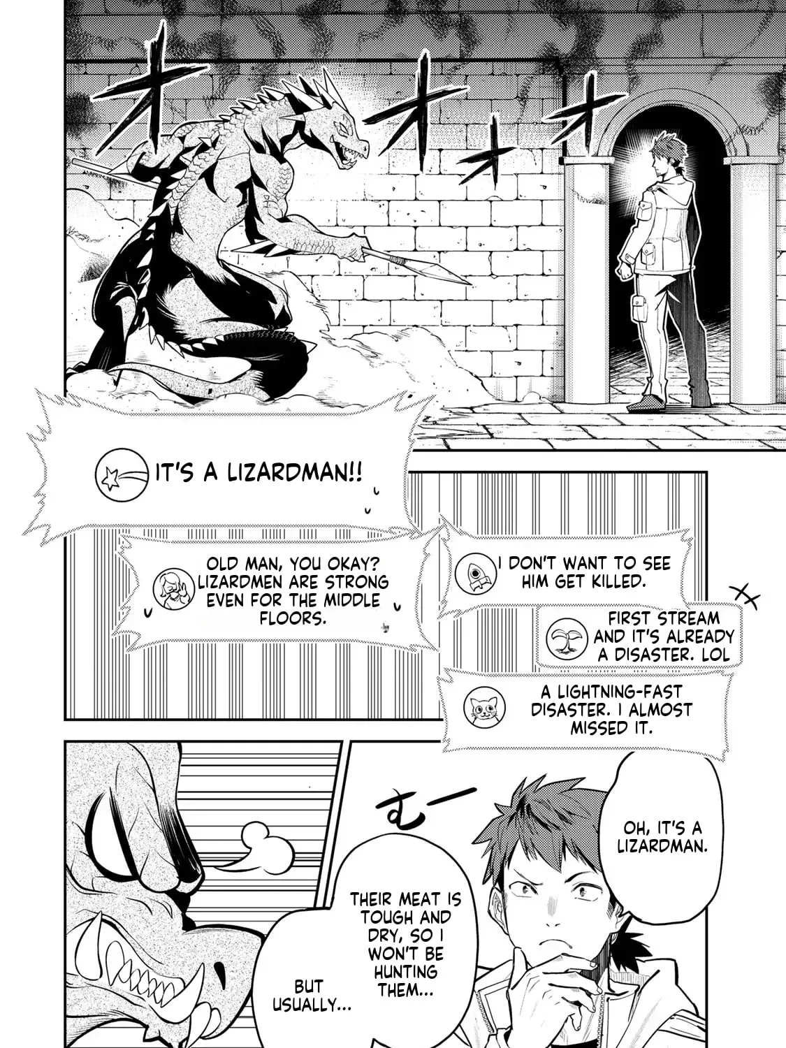 Mukashi Totta Kinezuka de... to Iinagara Musou suru Teishokuya no Ossan, Jitsu wa Densetsu no Dungeon Kouryakusha Chapter 1 page 85 - 