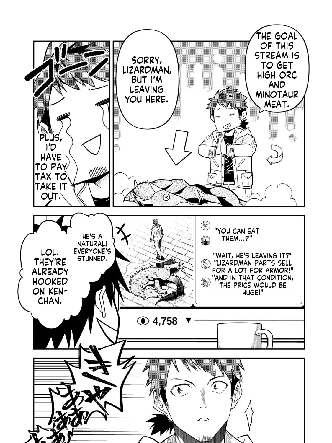 Mukashi Totta Kinezuka de... to Iinagara Musou suru Teishokuya no Ossan, Jitsu wa Densetsu no Dungeon Kouryakusha Chapter 1 page 99 - 