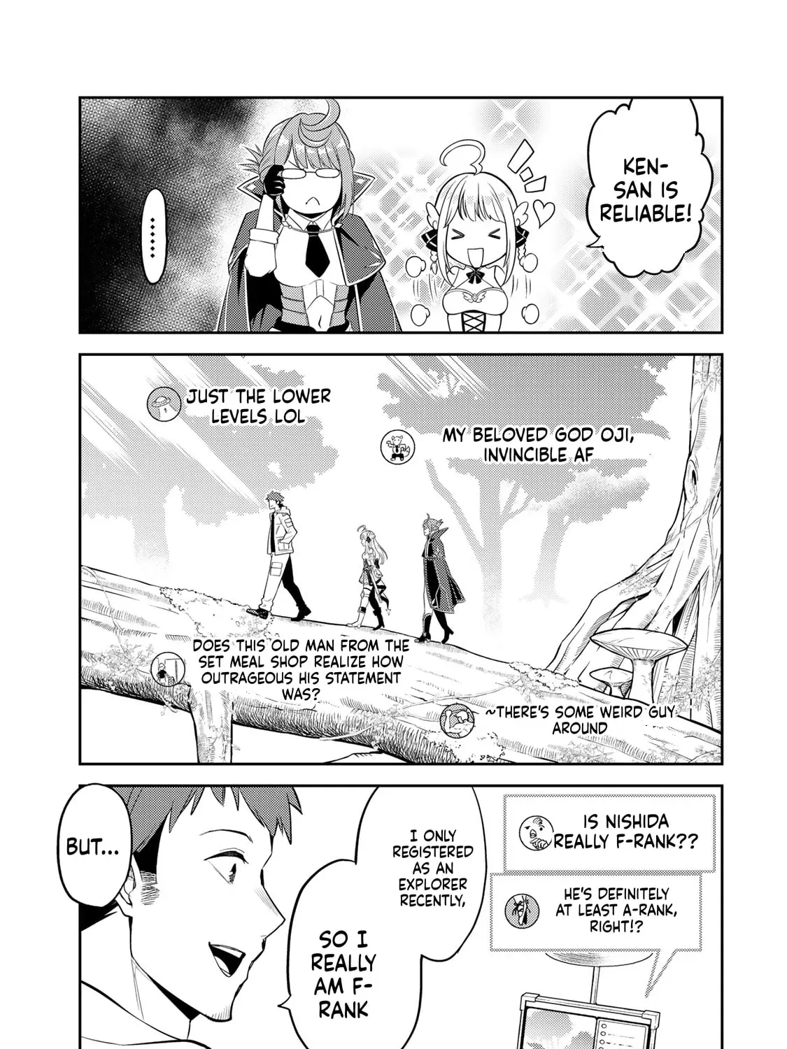 Mukashi Totta Kinezuka de... to Iinagara Musou suru Teishokuya no Ossan, Jitsu wa Densetsu no Dungeon Kouryakusha Chapter 3 page 22 - 