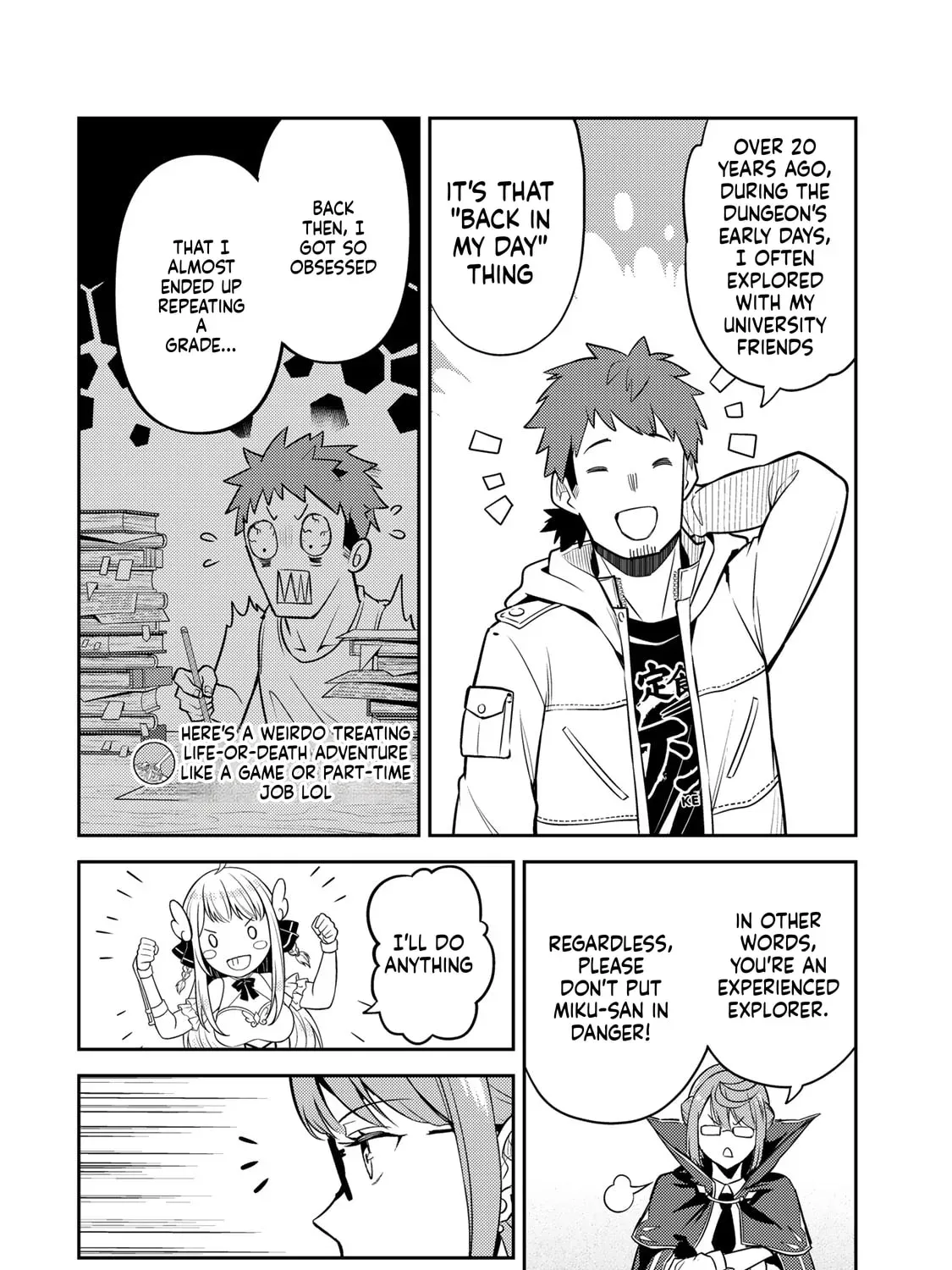 Mukashi Totta Kinezuka de... to Iinagara Musou suru Teishokuya no Ossan, Jitsu wa Densetsu no Dungeon Kouryakusha Chapter 3 page 24 - 