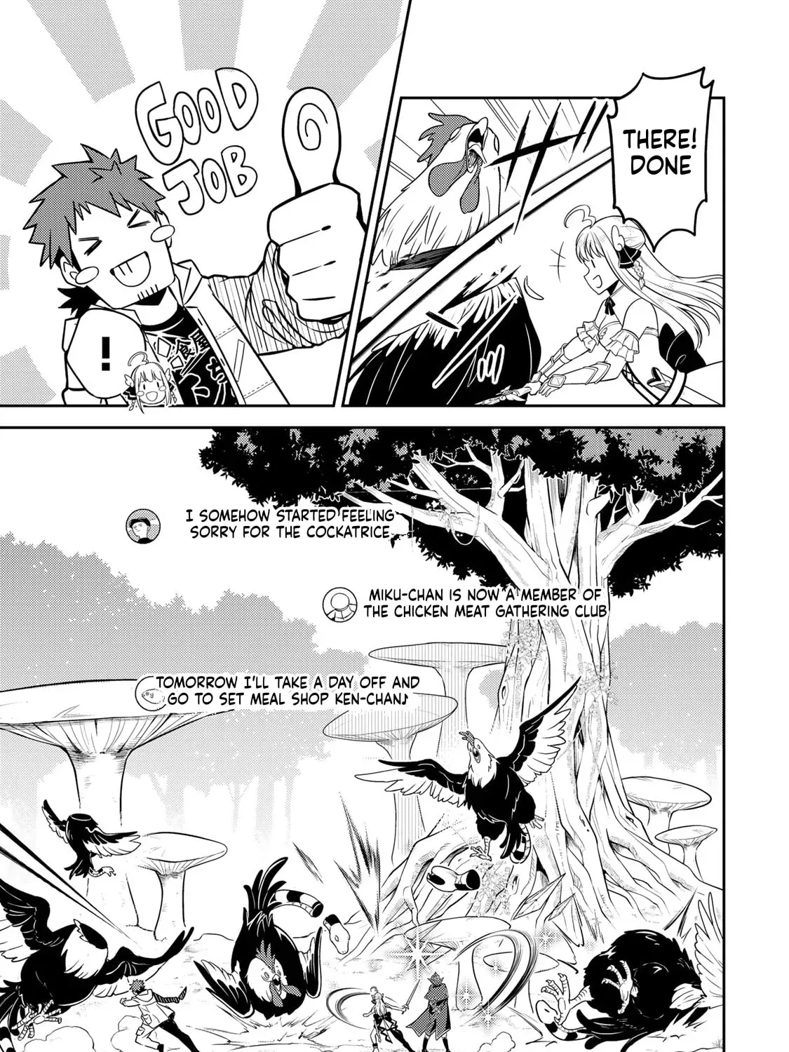 Mukashi Totta Kinezuka de... to Iinagara Musou suru Teishokuya no Ossan, Jitsu wa Densetsu no Dungeon Kouryakusha Chapter 3 page 50 - 