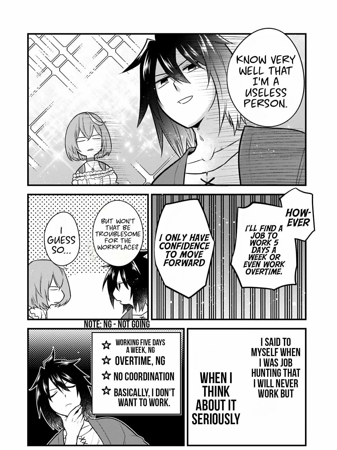 Mukiryoku NEET na Moto Shindou, Boukensha ni Naru: "Gakusei Jidai no Seiseki to Jisshakai wa Betsu Daro?" to Kanchaigai Shita Mama Mujikaku Cheat ni Musou Suru Chapter 1 page 50 - 