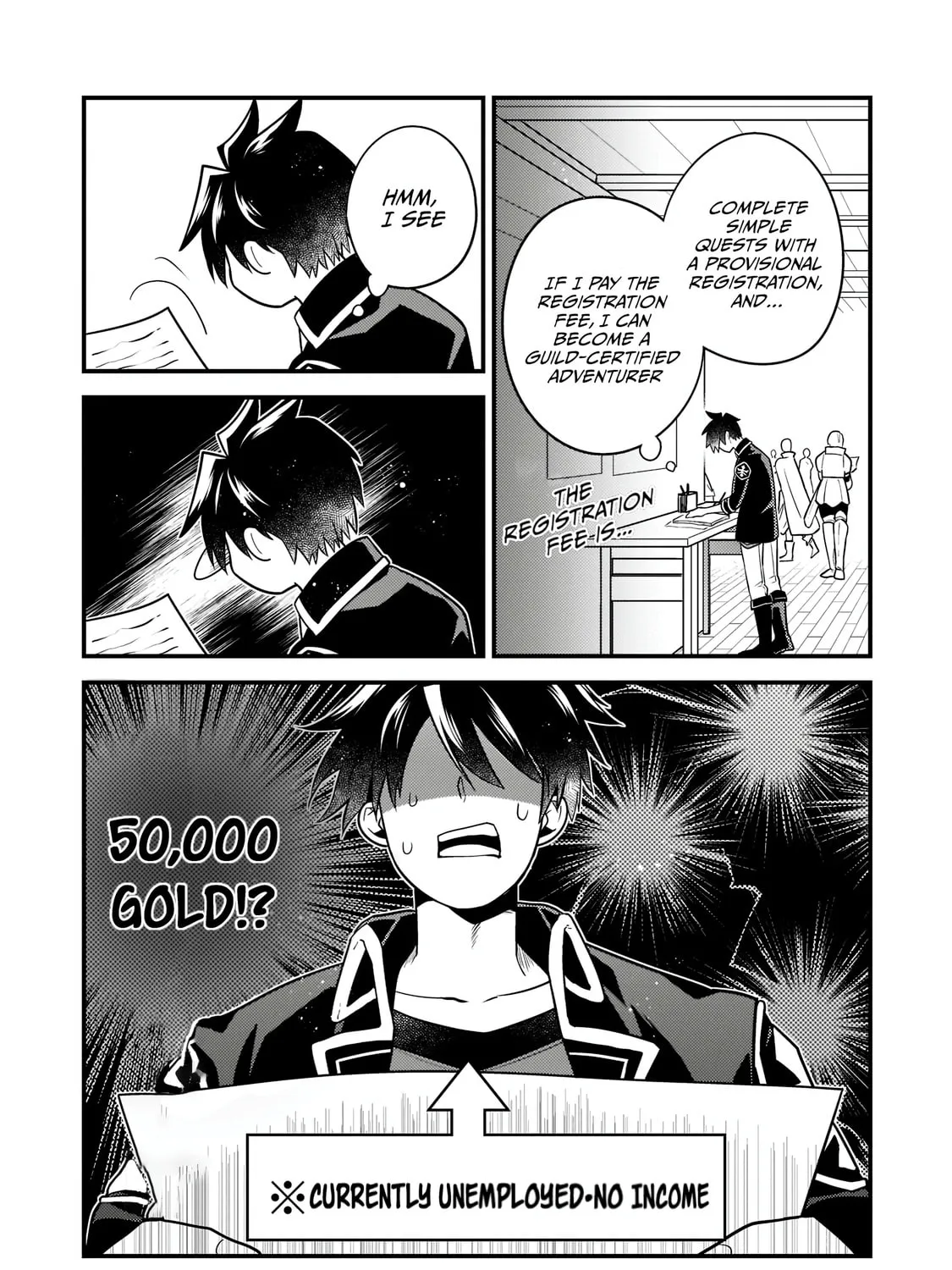 Mukiryoku NEET na Moto Shindou, Boukensha ni Naru: "Gakusei Jidai no Seiseki to Jisshakai wa Betsu Daro?" to Kanchaigai Shita Mama Mujikaku Cheat ni Musou Suru Chapter 11 page 24 - 