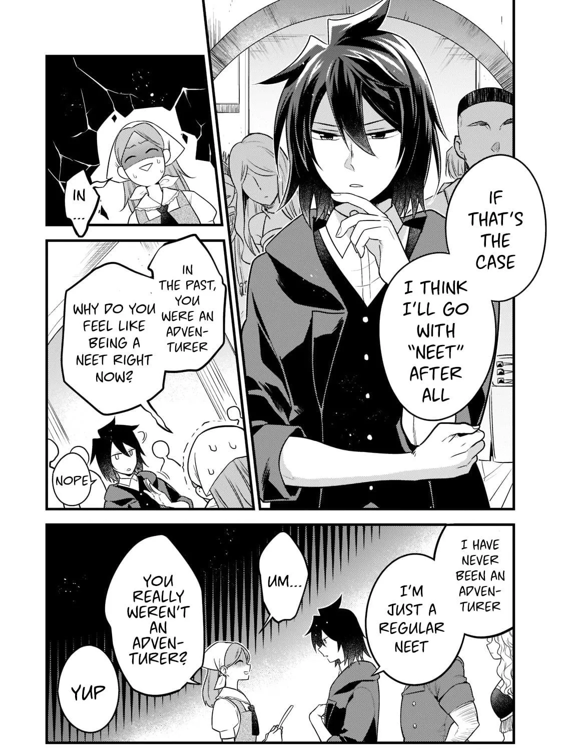 Mukiryoku NEET na Moto Shindou, Boukensha ni Naru: "Gakusei Jidai no Seiseki to Jisshakai wa Betsu Daro?" to Kanchaigai Shita Mama Mujikaku Cheat ni Musou Suru Chapter 2 page 11 - 