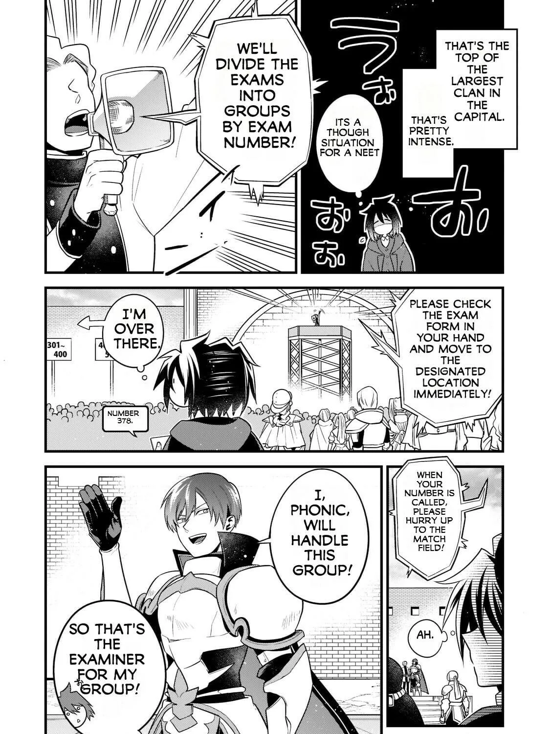 Mukiryoku NEET na Moto Shindou, Boukensha ni Naru: "Gakusei Jidai no Seiseki to Jisshakai wa Betsu Daro?" to Kanchaigai Shita Mama Mujikaku Cheat ni Musou Suru Chapter 4 page 4 - 
