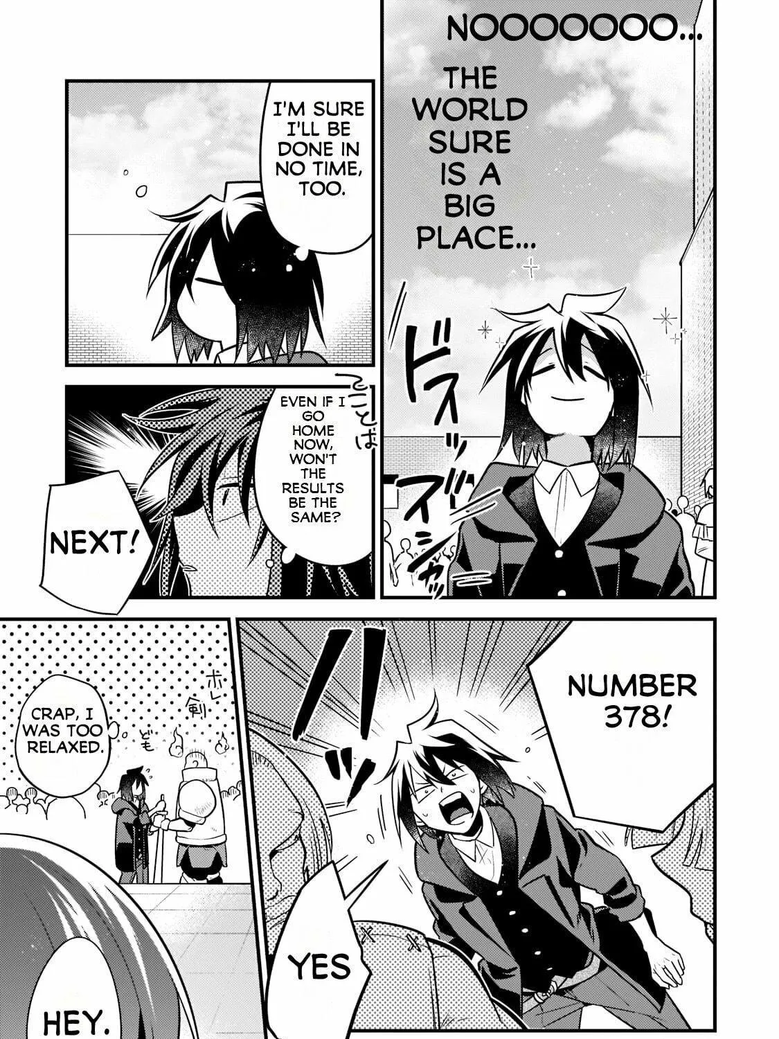 Mukiryoku NEET na Moto Shindou, Boukensha ni Naru: "Gakusei Jidai no Seiseki to Jisshakai wa Betsu Daro?" to Kanchaigai Shita Mama Mujikaku Cheat ni Musou Suru Chapter 4 page 10 - 