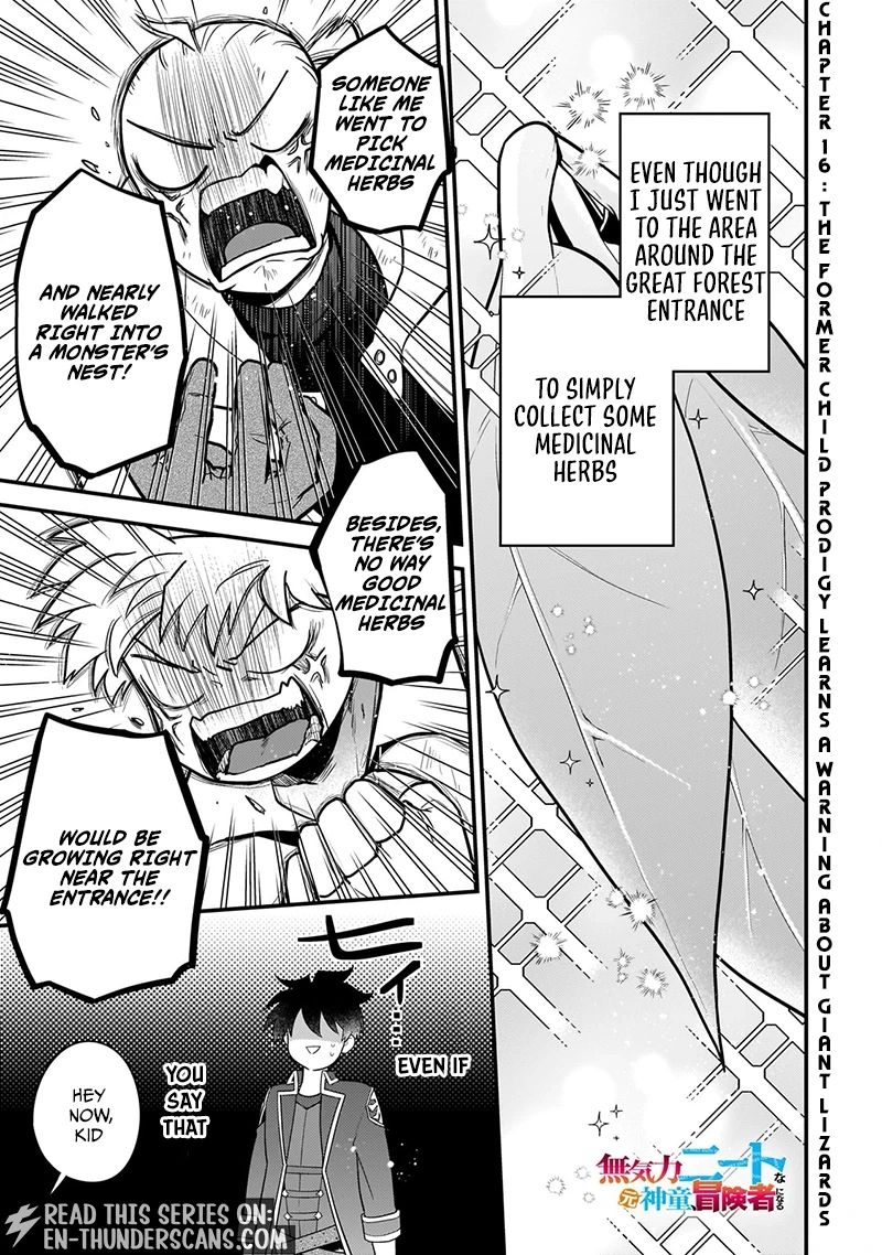 Mukiryoku Neet na Moto Shindou, Boukensha ni naru Chapter 16 page 2 - 