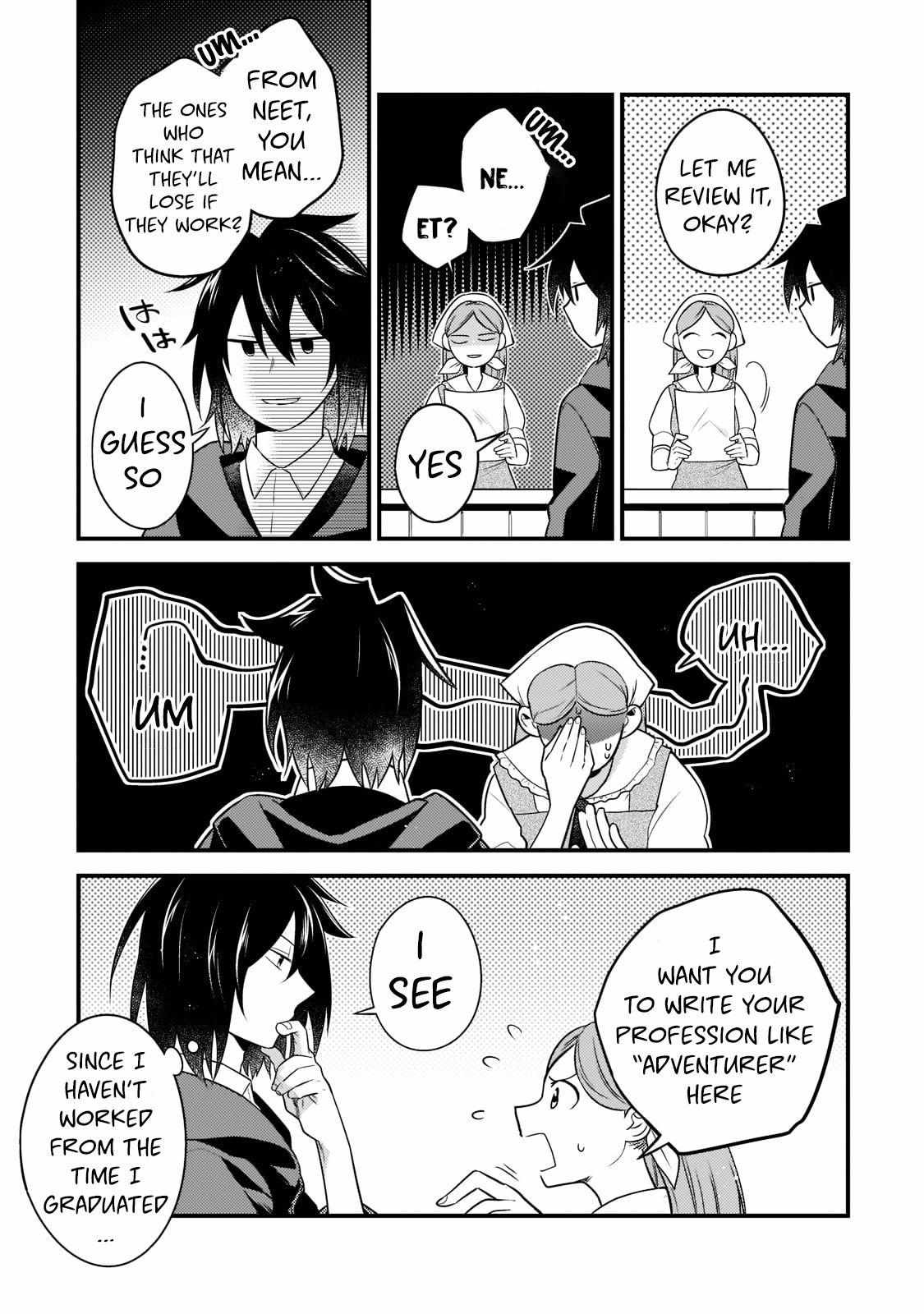 Mukiryoku Neet na Moto Shindou, Boukensha ni naru Chapter 2 page 5 - 