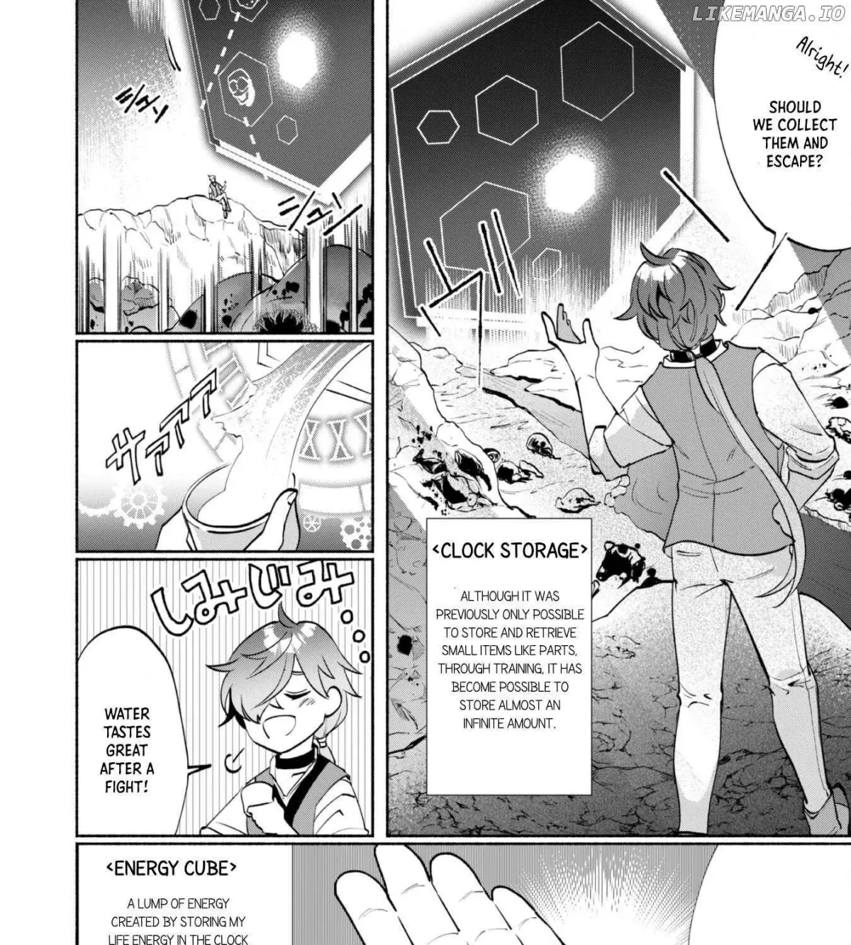 munou-wa-fuyou-to-iware-tokei-tsukai-no-boku-wa-shokunin-guild-kara-oidasareru-mo-dungeon-no-shinbu-de-shin-mo-chikara-ni-kakusei-suru Chapter 4 page 34 - 