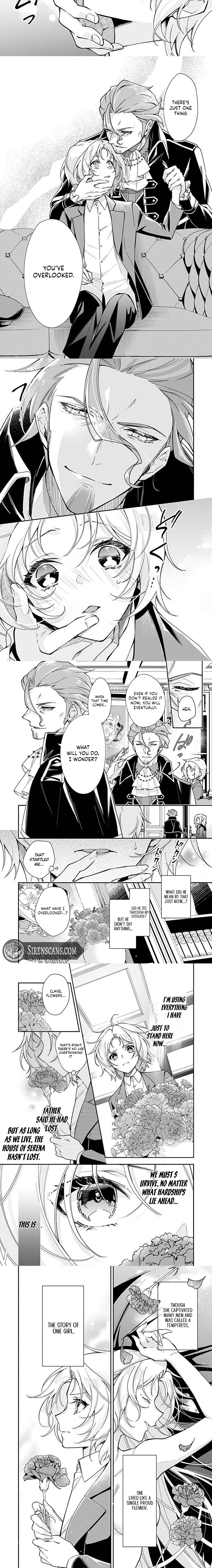 Murasakiiro no Clavel - Subete wo Ubawareta no de, Keikoku no Akuyaku Reijou to Natte Kaerizakimasu Chapter 1 page 7 - 
