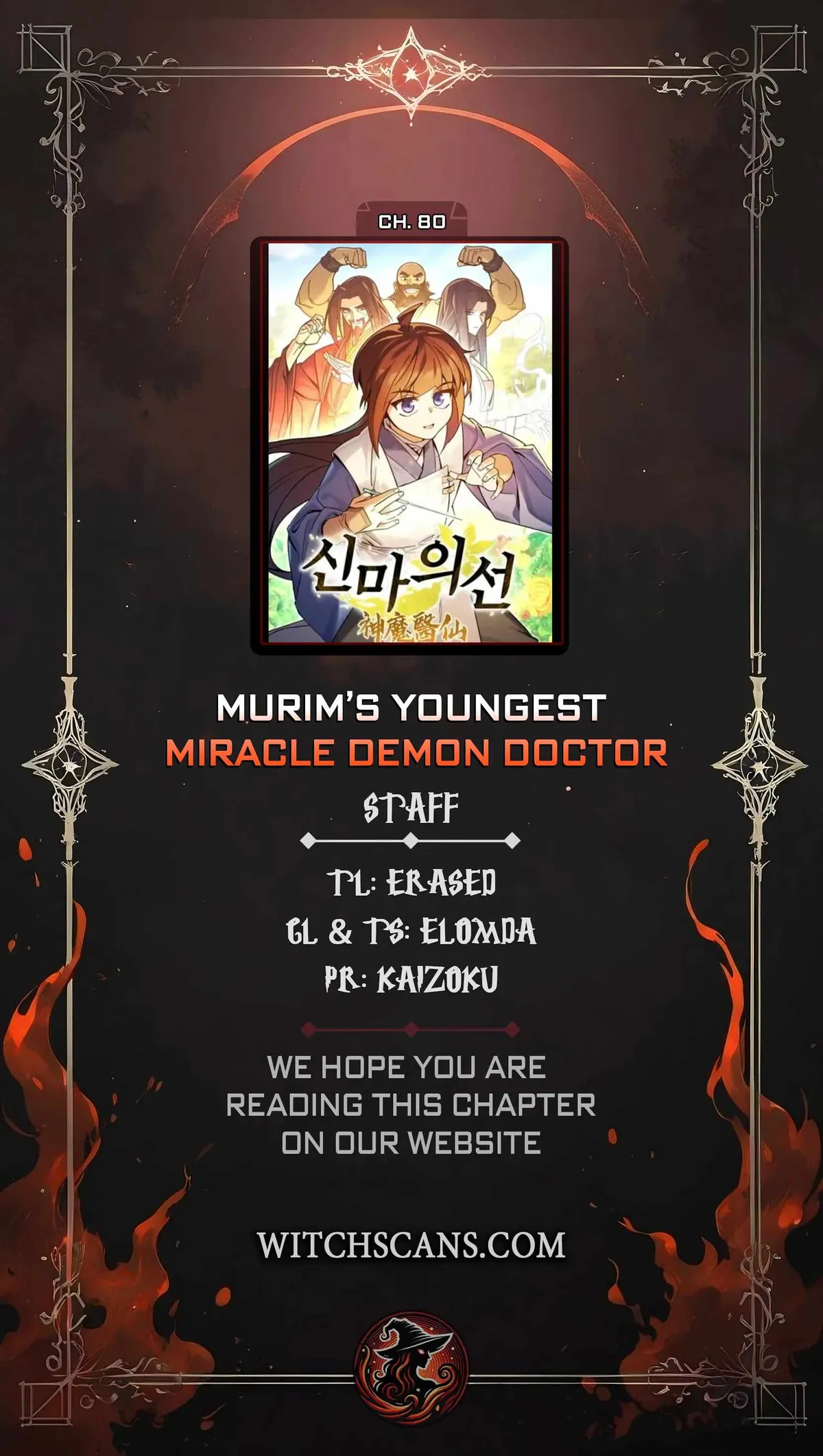 Murim’s Youngest Miracle Demon Doctor Chapter 80 page 1 - 