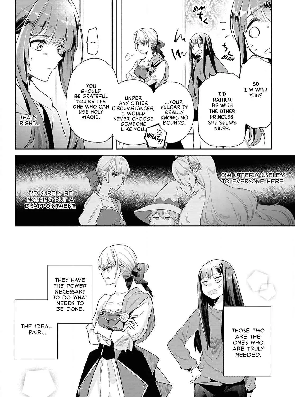 Muryoku Seijo to Munou Oujo ~Maryoku Zero de Shoukansareta Seijo no Isekai Kyuukokuki~ Chapter 1 page 59 - 