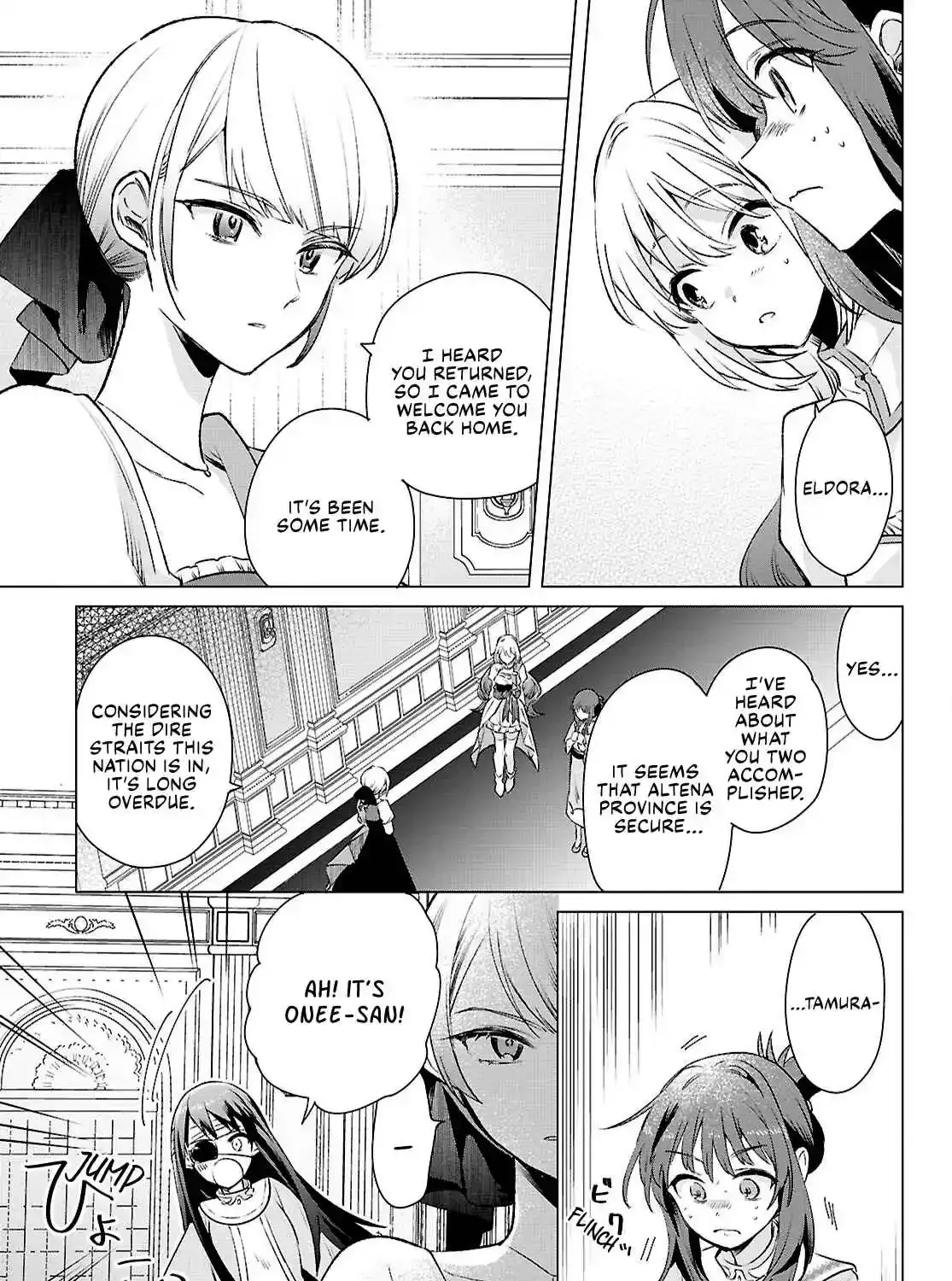 Muryoku Seijo to Munou Oujo ~Maryoku Zero de Shoukansareta Seijo no Isekai Kyuukokuki~ Chapter 11 page 17 - 