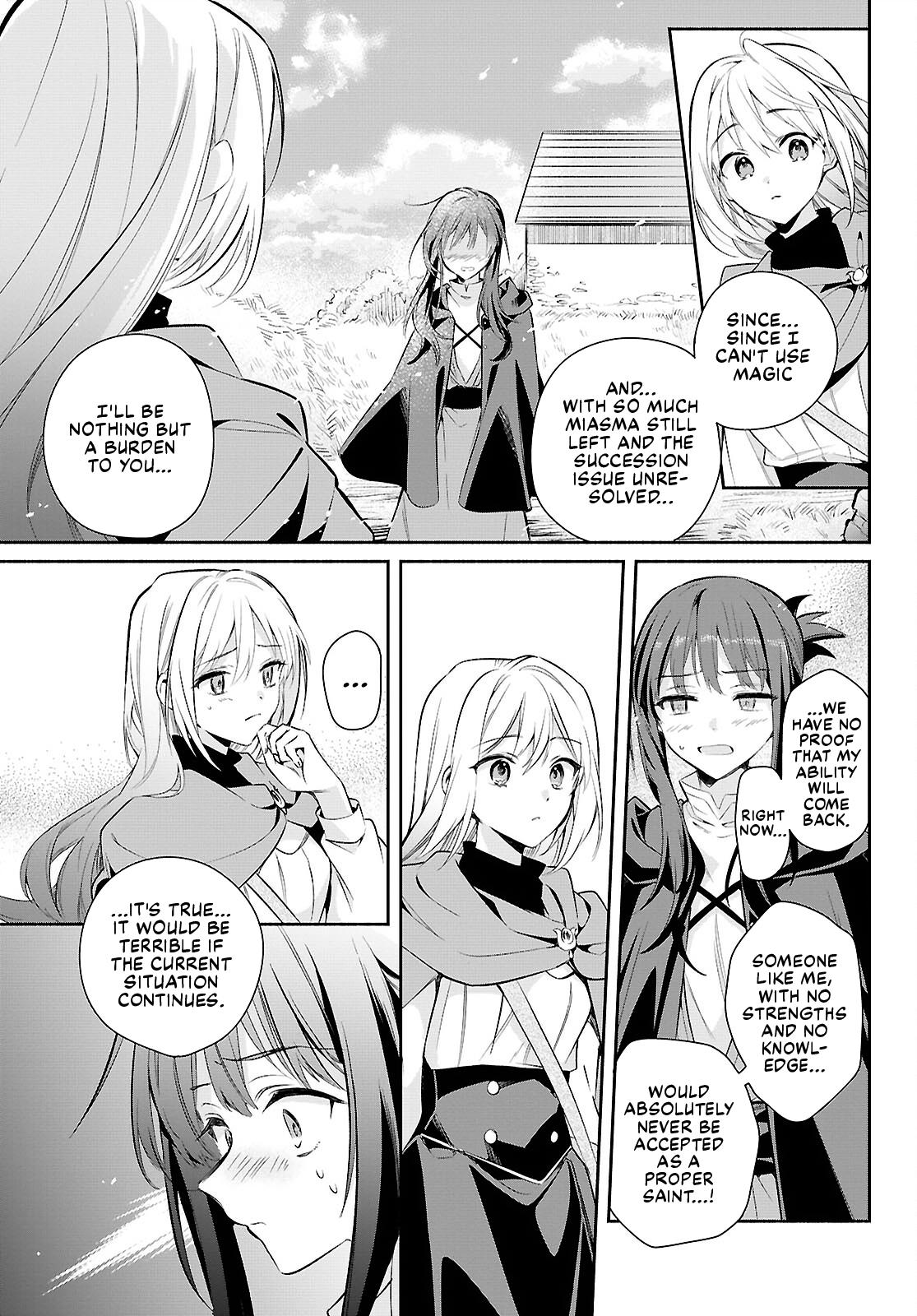 Muryoku Seijo to Munou Oujo ~Maryoku Zero de Shoukansareta Seijo no Isekai Kyuukokuki~ Chapter 16 page 25 - 