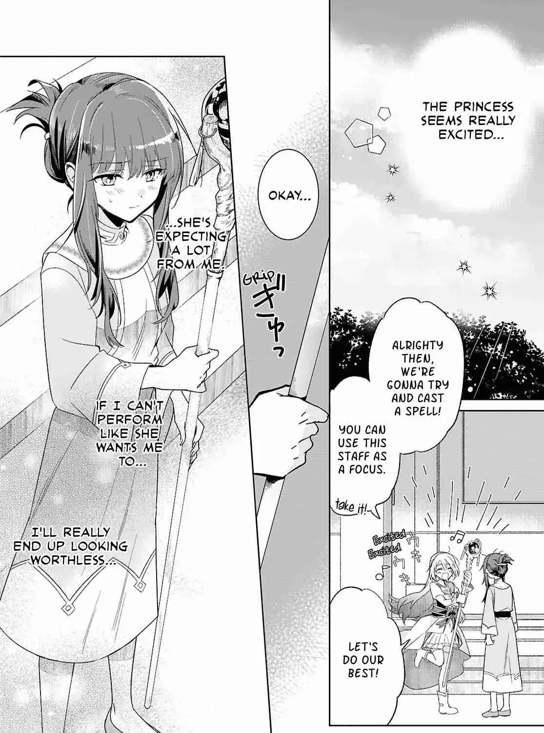 Muryoku Seijo to Munou Oujo ~Maryoku Zero de Shoukansareta Seijo no Isekai Kyuukokuki~ Chapter 2 page 23 - 