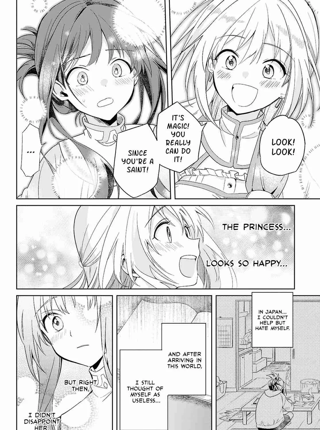 Muryoku Seijo to Munou Oujo ~Maryoku Zero de Shoukansareta Seijo no Isekai Kyuukokuki~ Chapter 2 page 31 - 