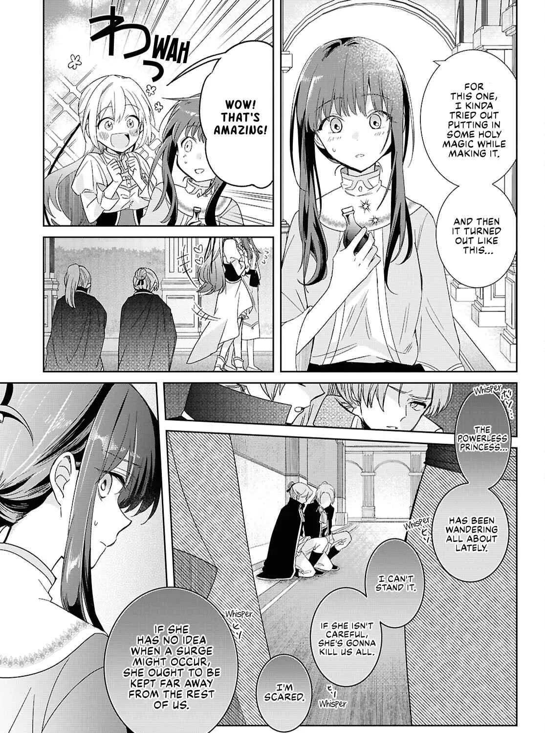 Muryoku Seijo to Munou Oujo ~Maryoku Zero de Shoukansareta Seijo no Isekai Kyuukokuki~ Chapter 3 page 13 - 