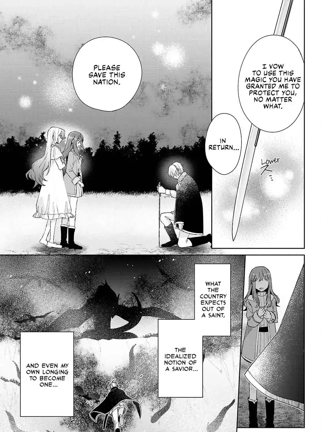 Muryoku Seijo to Munou Oujo ~Maryoku Zero de Shoukansareta Seijo no Isekai Kyuukokuki~ Chapter 9 page 43 - 