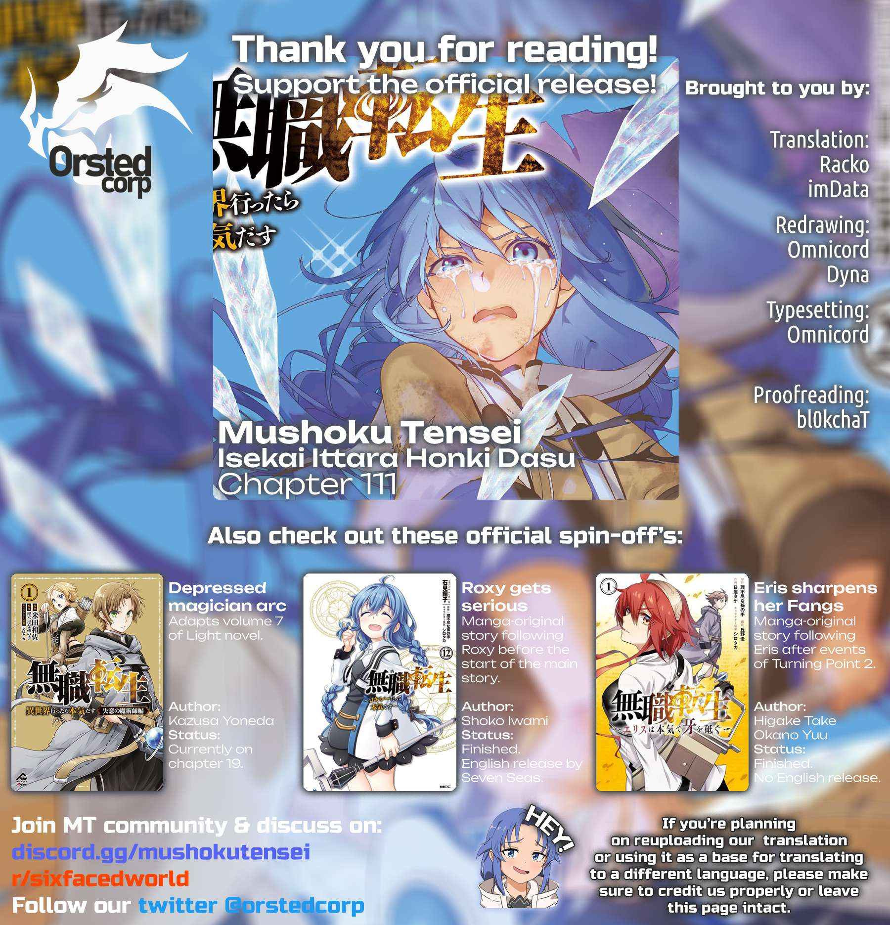 Mushoku Tensei - Isekai Ittara Honki Dasu Chapter 111 page 31 - 