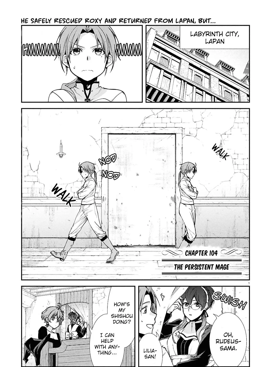 Mushoku Tensei: Jobless Reincarnation Chapter 104 page 1 - 