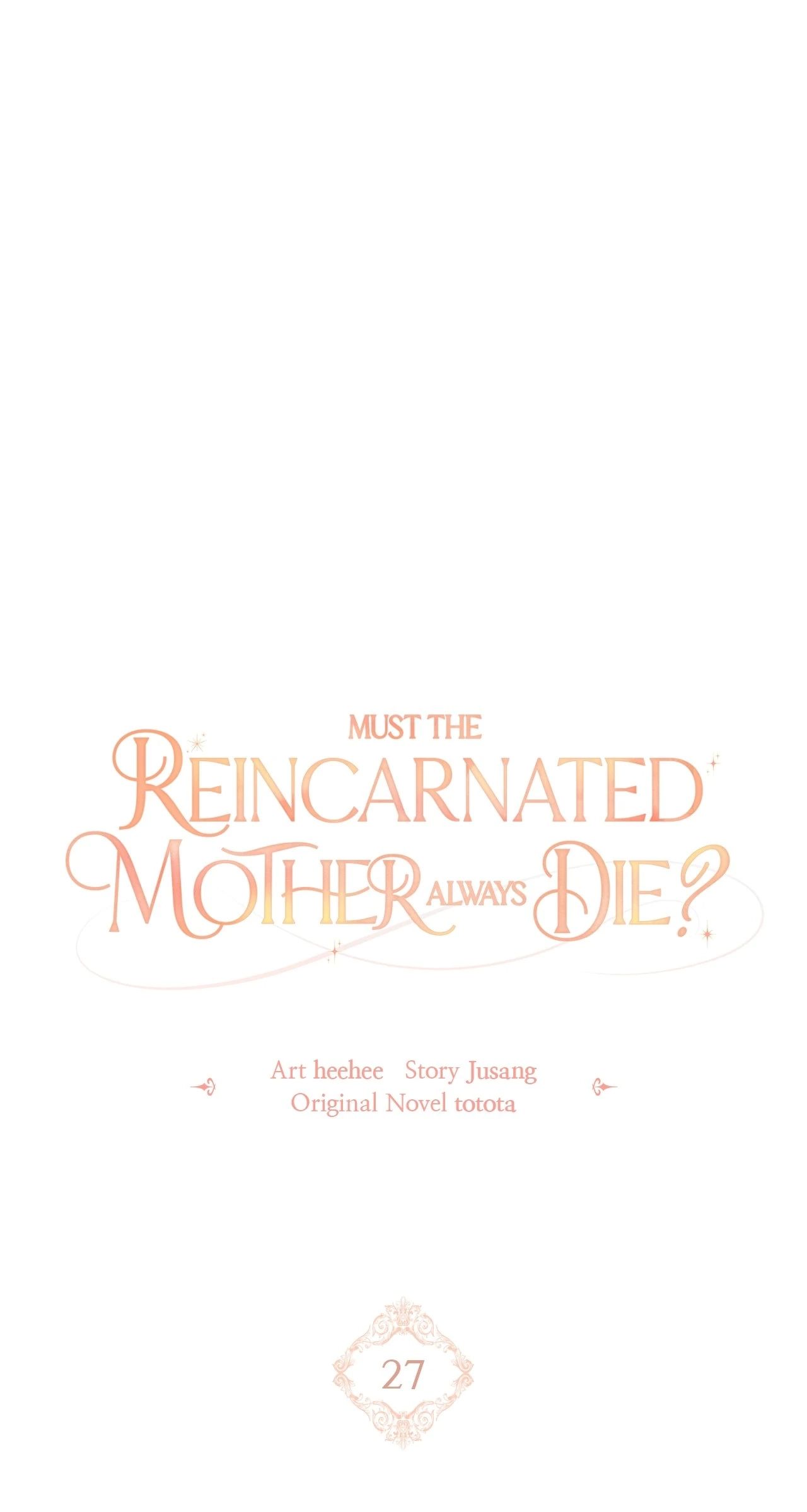 Must the Reincarnated Mother Always Die? Chapter 27 page 62 - 