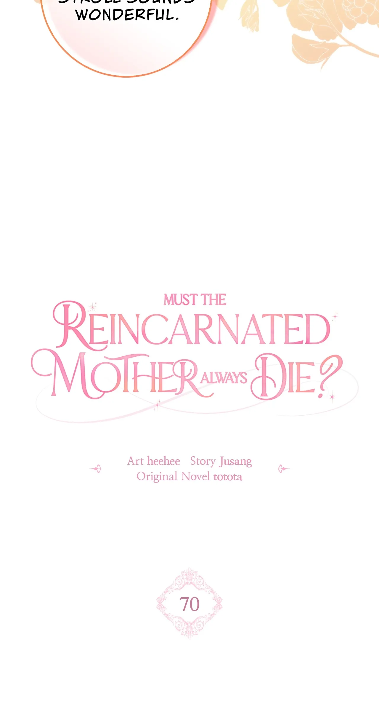 Must the Reincarnated Mother Always Die? Chapter 70 page 7 - 