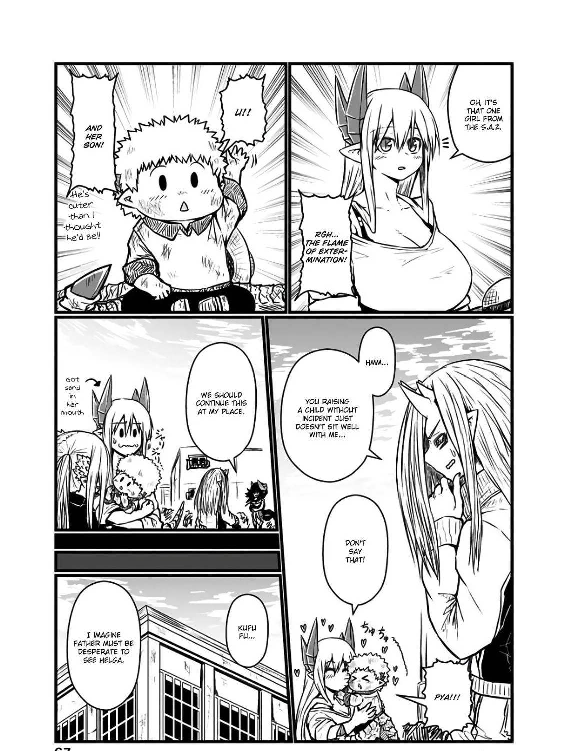 Musuko ga Kawaikute Shikataganai Mazoku no Hahaoya Chapter 108 page 11 - 