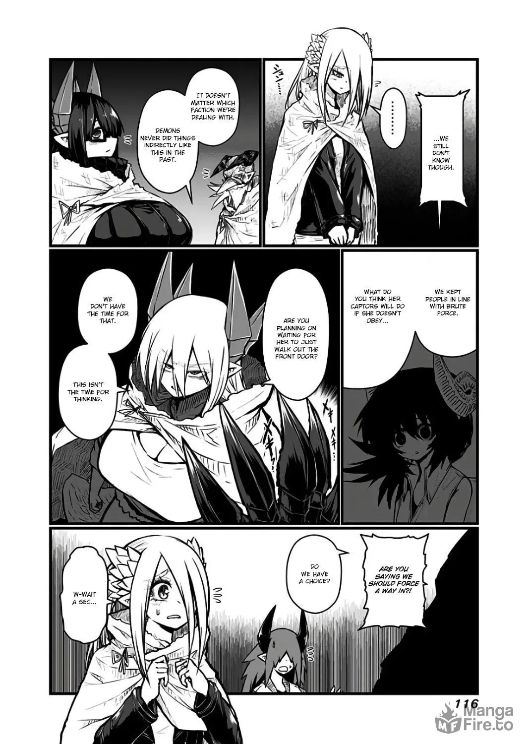 Musuko ga Kawaikute Shikataganai Mazoku no Hahaoya Chapter 89 page 9 - 