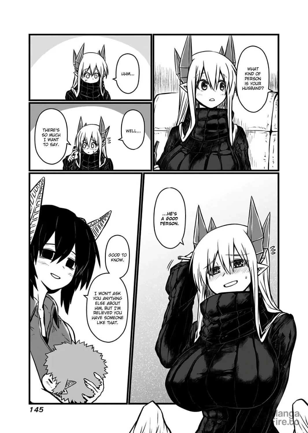 Musuko ga Kawaikute Shikataganai Mazoku no Hahaoya Chapter 93 page 5 - 