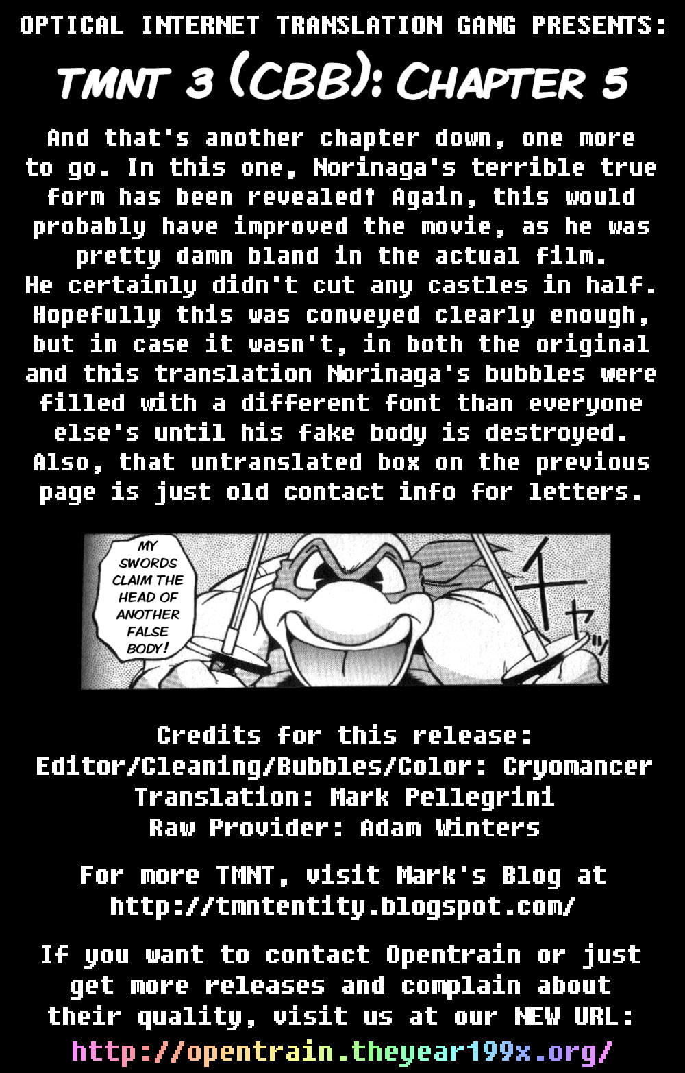 Mutant Turtles 3 Chapter 5 page 32 - 