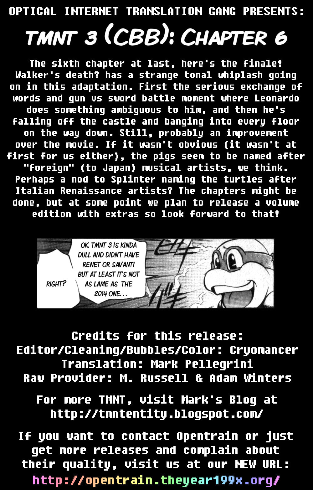 Mutant Turtles 3 Chapter 6 page 32 - 