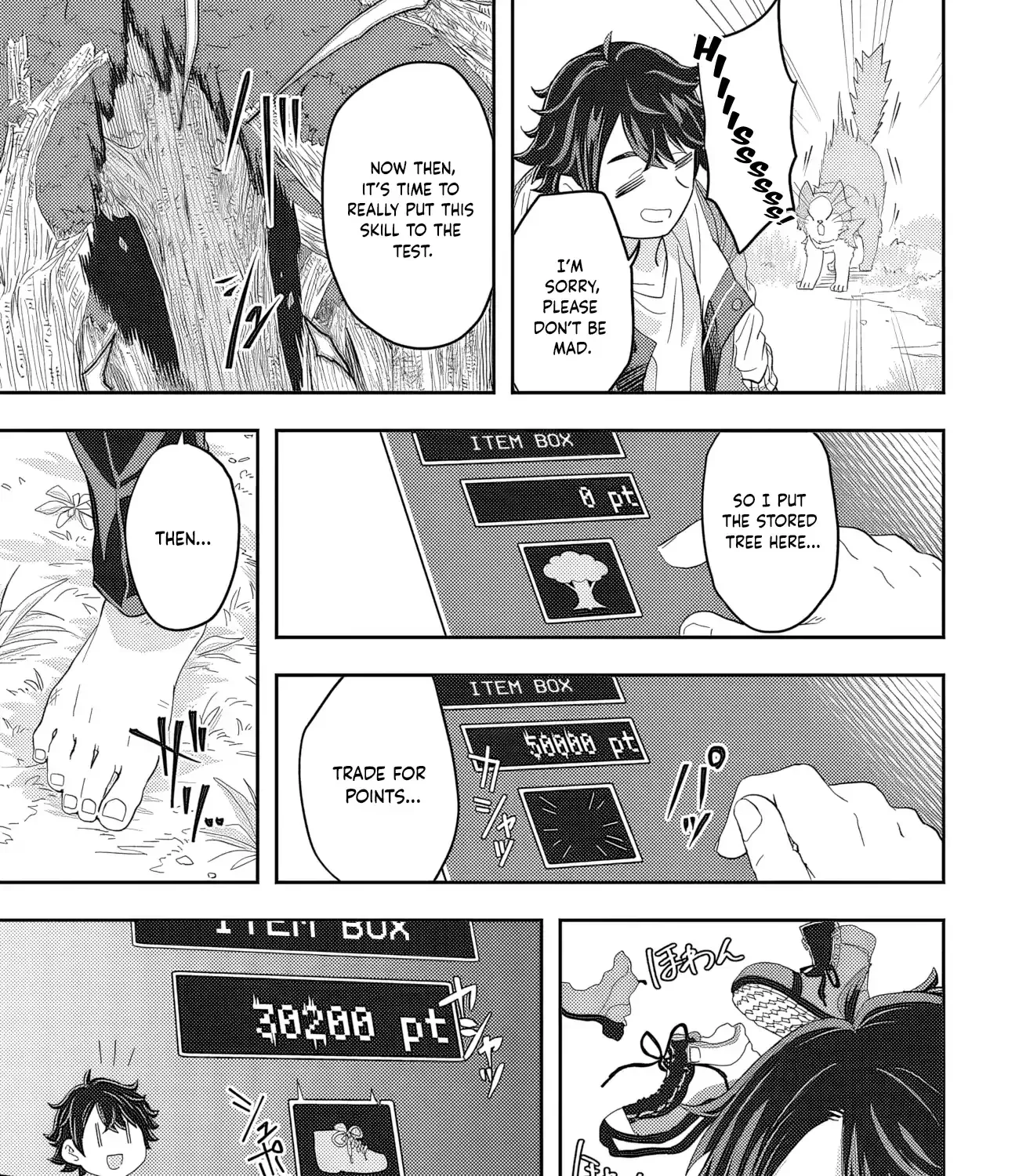 Muteki Shounin no Isekai Nariagari Monogatari ~Gendai no Seihin wo Jizai ni Toriyoseru Sukiru ga Aru Node Isekai de wa Rakushoudesu~ Chapter 1 page 43 - 