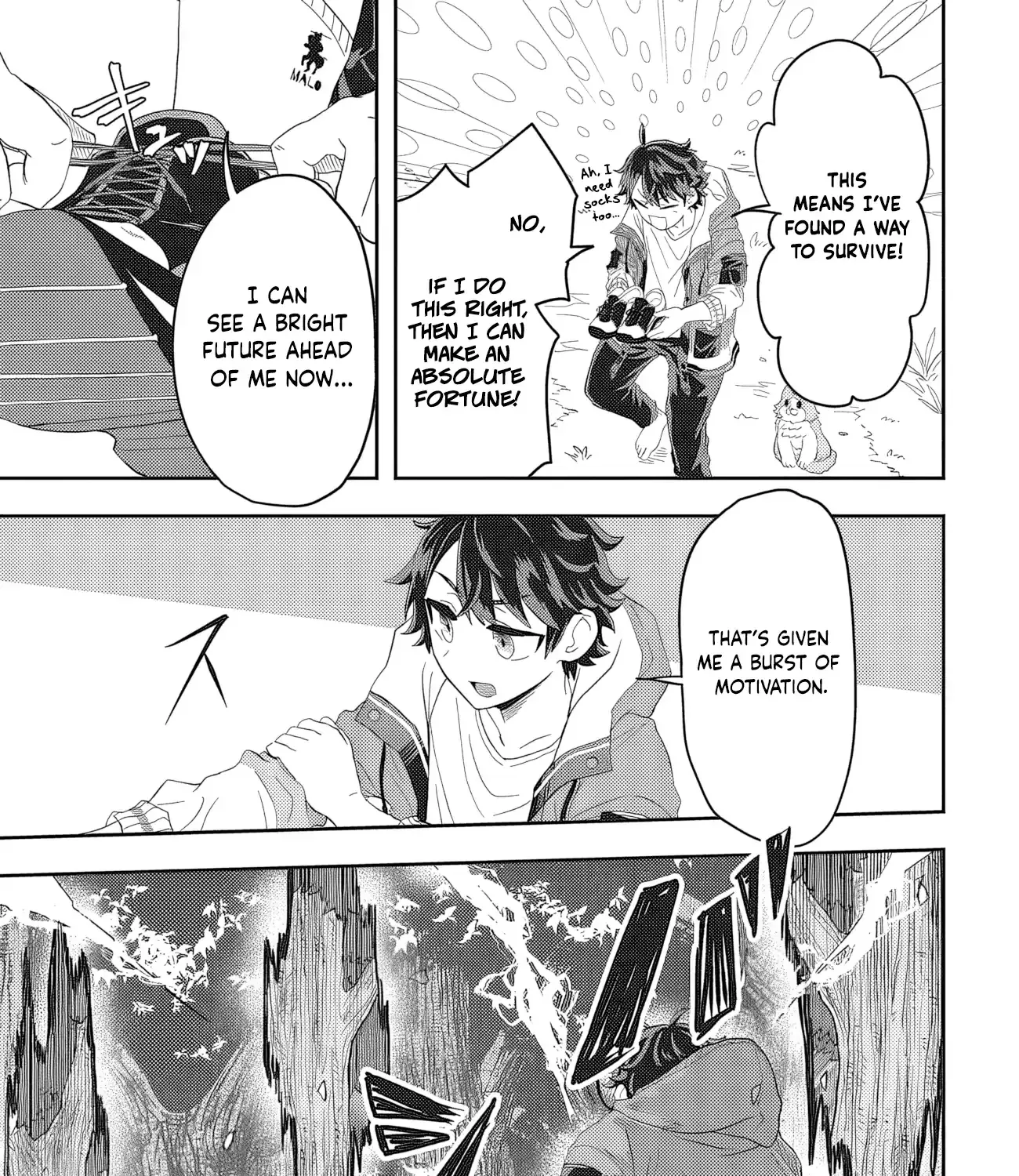Muteki Shounin no Isekai Nariagari Monogatari ~Gendai no Seihin wo Jizai ni Toriyoseru Sukiru ga Aru Node Isekai de wa Rakushoudesu~ Chapter 1 page 47 - 