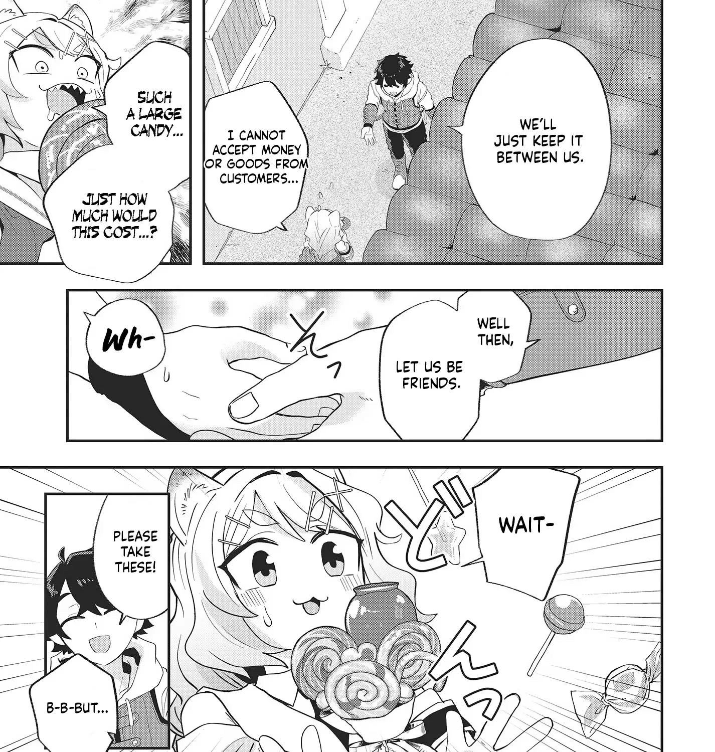 Muteki Shounin no Isekai Nariagari Monogatari ~Gendai no Seihin wo Jizai ni Toriyoseru Sukiru ga Aru Node Isekai de wa Rakushoudesu~ Chapter 16 page 57 - 